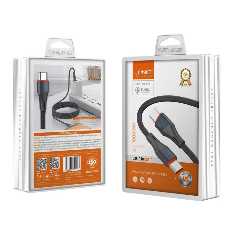 LDNIO LC641C Fast Charging 65W Type-C to Type-C Cable — photo 4
