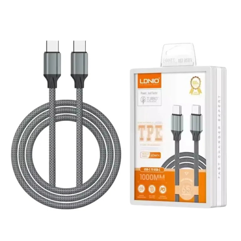 LDNIO LC441C 100w PD 3.0 Type-C to Type-C Data Cable 1M — photo 2