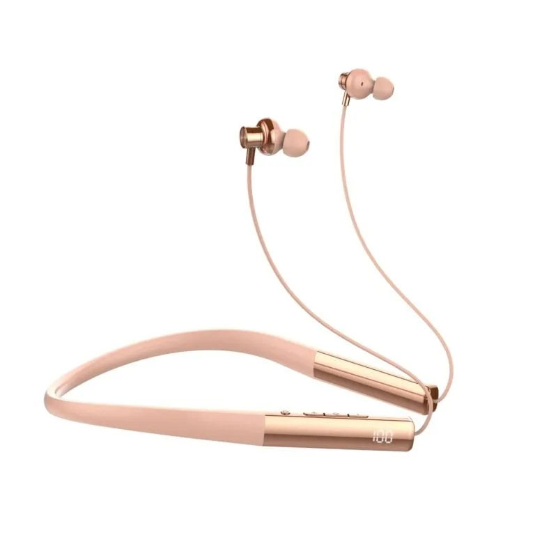 LDNIO N01 Bluetooth Neckband Gold — photo 2