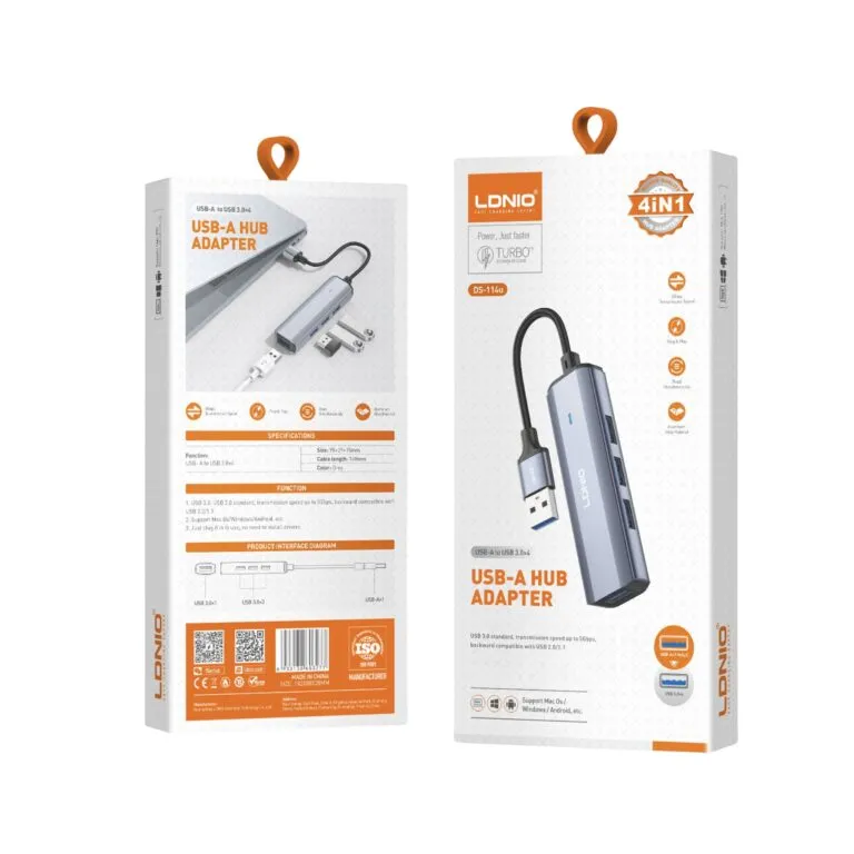 LDNIO DS-114U USB-A To USB-A*4 USB Hub Adapter — photo 4