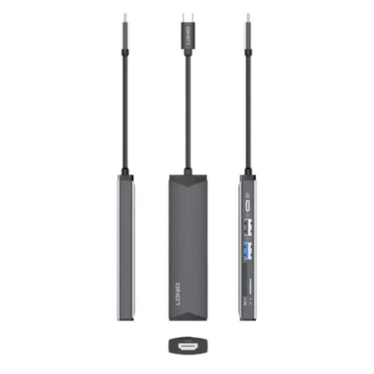 LDNIO DS-56H 6 in 1 Multi-Port Charging Hub — photo 2