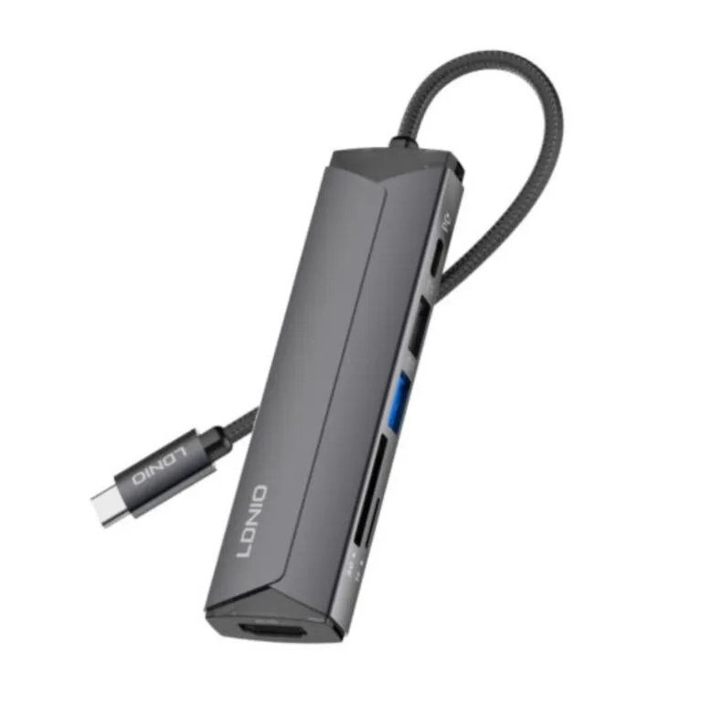 LDNIO DS-56H 6 in 1 Multi-Port Charging Hub