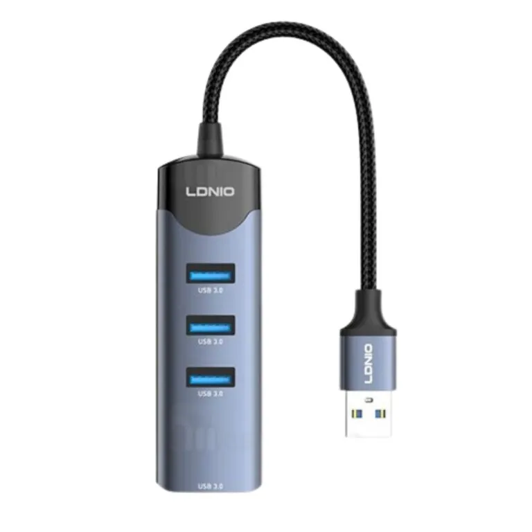 LDNIO DS-134U USB-A To USB 3.0*4 High Speed Data Transmission Hub Adapter — photo 4
