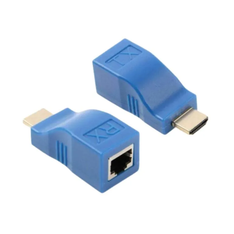 Other / Generic HDTV Extender By Cat-6/6A Lan To HDMI Adapter 2pcs