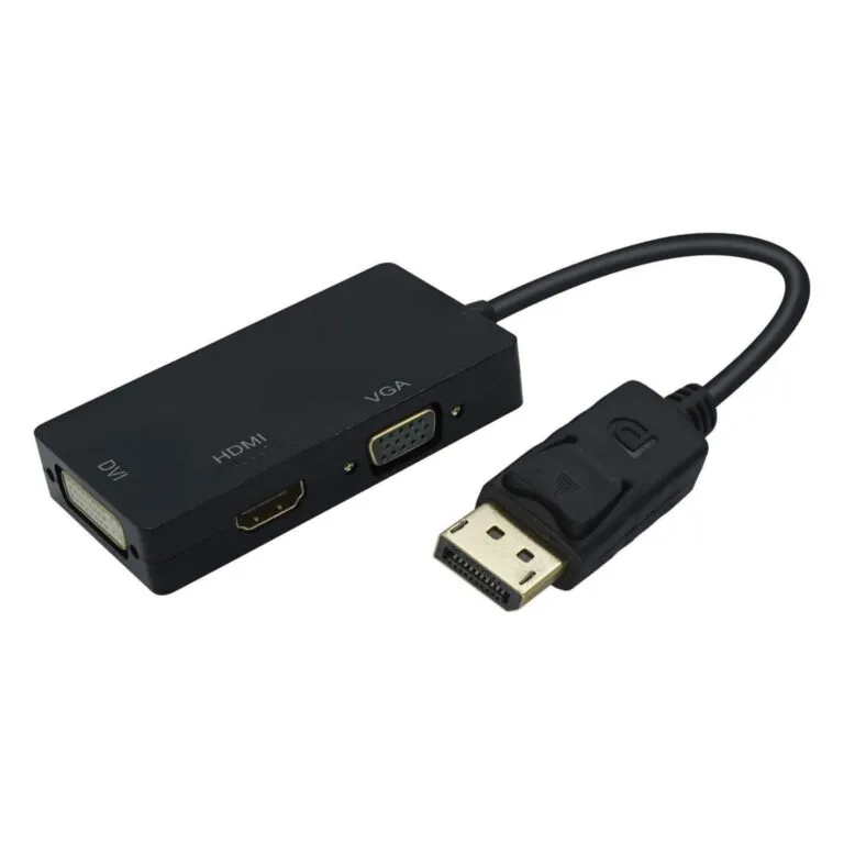 Other / Generic Display Port To HDMI+VGA+DVI Adapter Black — photo 3