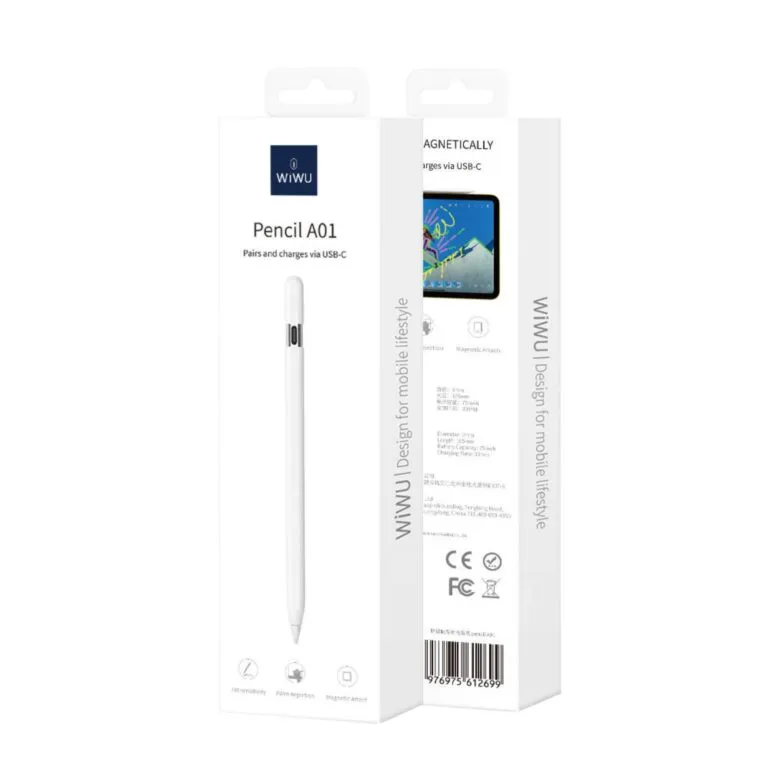 WiWU Pencil A01 Touch Pen with Palm Rejection and Tilt Sensitivity Featured — photo 4