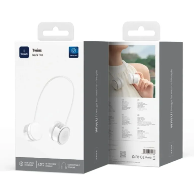 WiWU WI-FS014 Twins Neck Fan White — photo 3