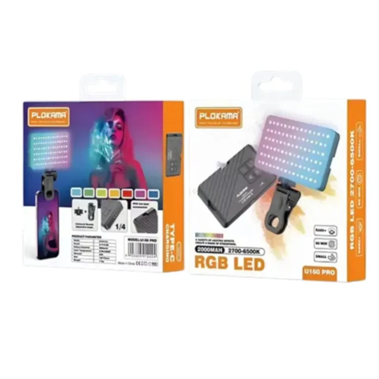 Plokama U160 Pro Rechargeable RGB LED Light — photo 3