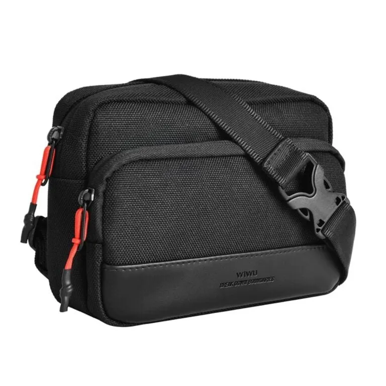 WiWU Essen 2 In 1 Crossbody Bag Black