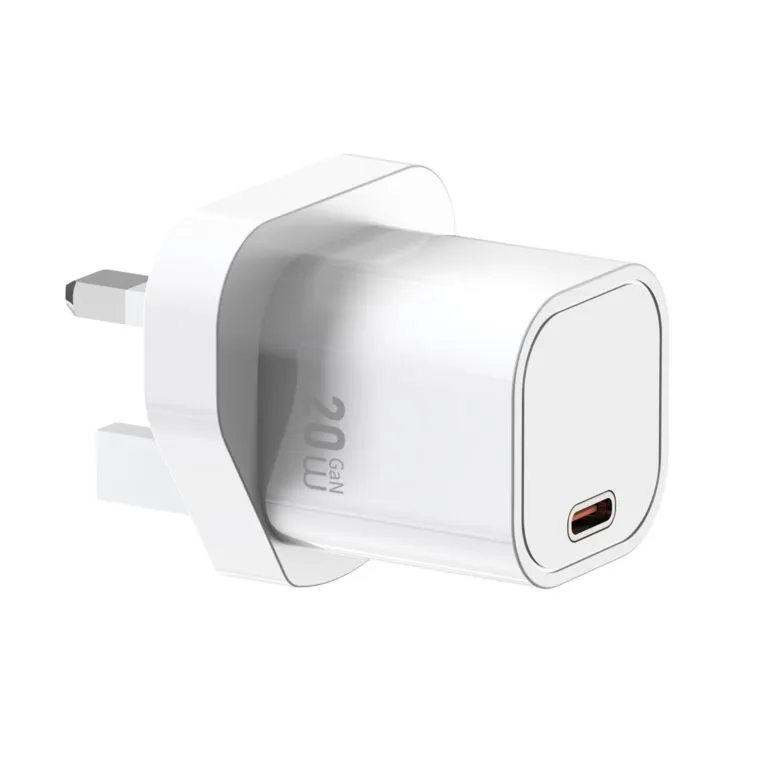 WiWU WI-G014 Cube 20w Gan Fast Charger Adapter White UK — photo 2