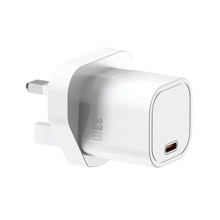 WiWU WI-G015 Cube 33w Gan Fast Charger White UK
