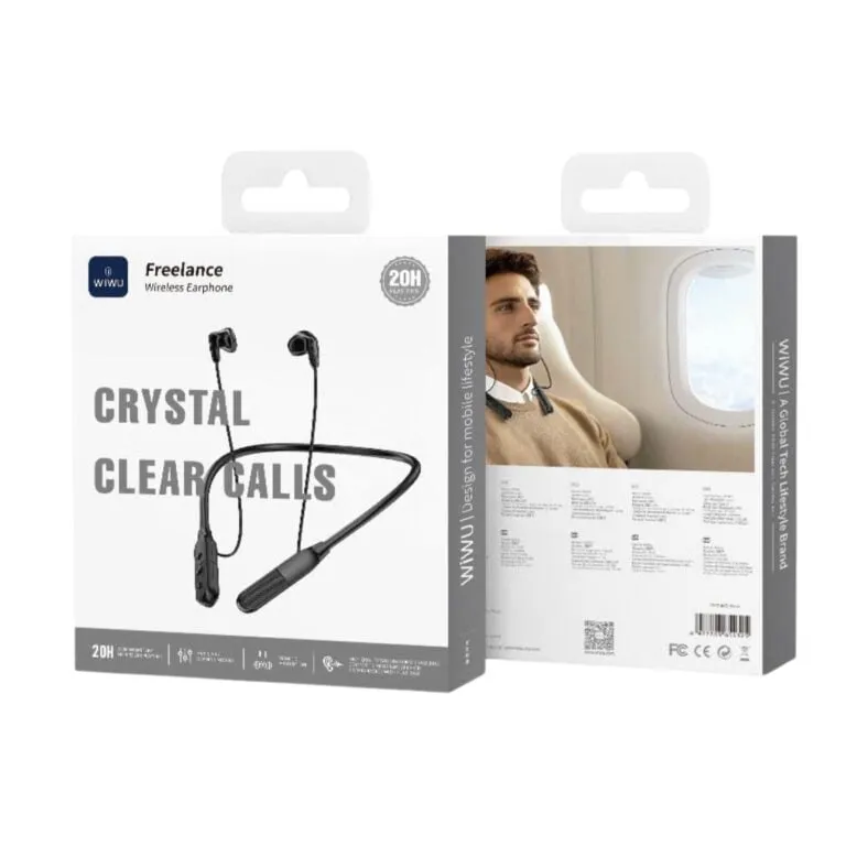 WiWU GB07 Freelance Wireless Neckband Black — photo 3