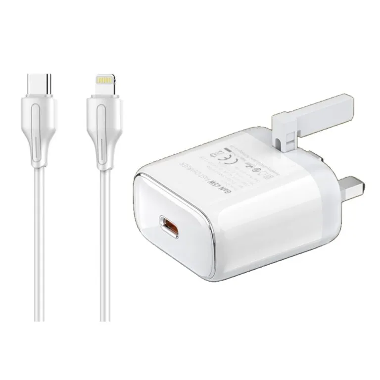 LDNIO Q1415 45w Charger With Type-C to lightning UK Pin