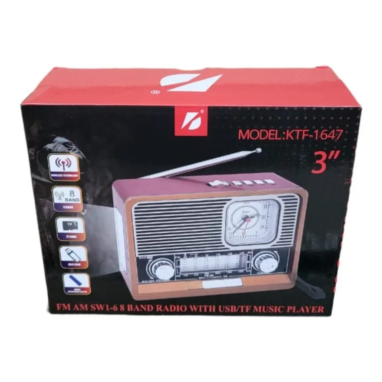 Other / Generic KTF-1647 Radio Bluetooth Speaker With Flashlight — photo 4