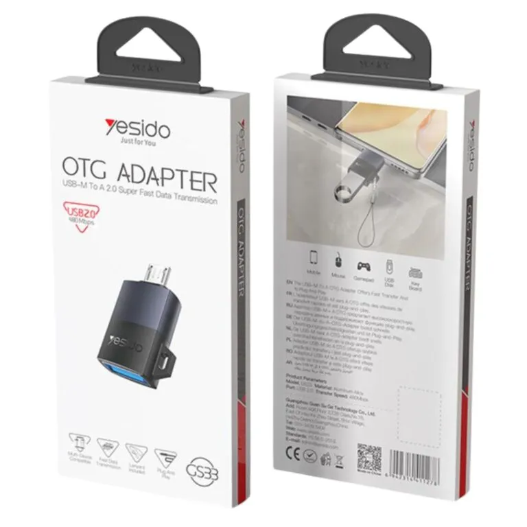 Yesido GS33 USB-A to Micro OTG Adapter — photo 3
