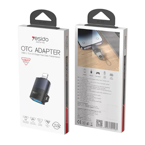 Yesido GS32 USB to Lightning OTG Adapter — photo 3
