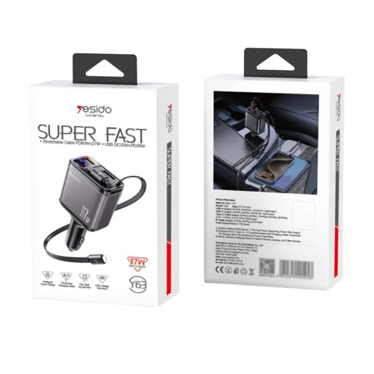 Yesido Y63 Super Fast Car Charger — photo 3