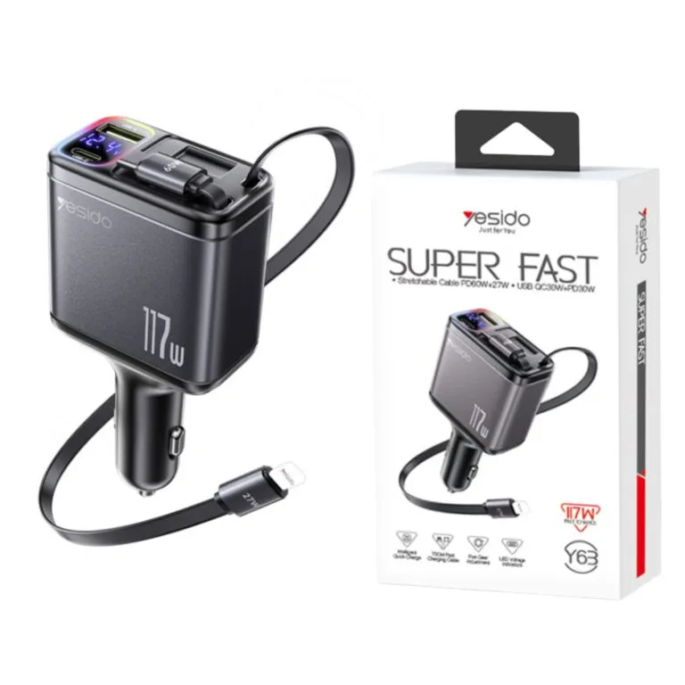 Yesido Y63 Super Fast Car Charger — photo 2