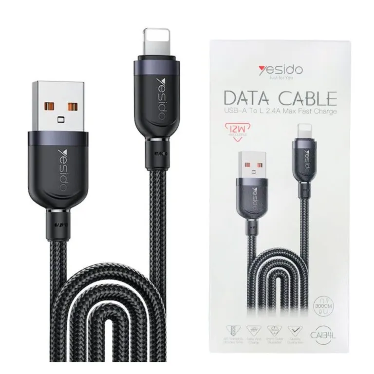 Yesido CA134L 12W USB to Lightning Cable 3m — photo 2