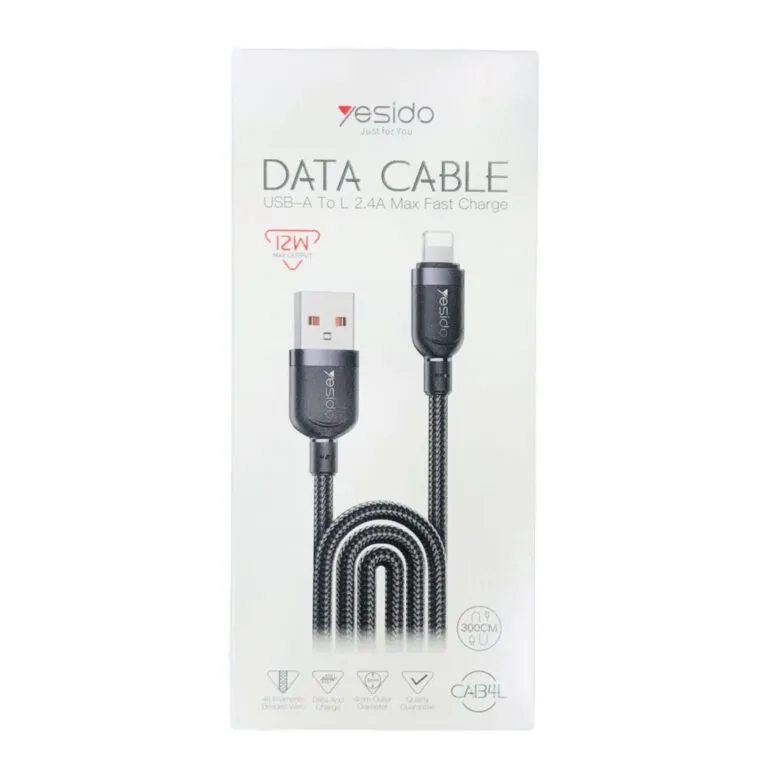 Yesido CA134L 12W USB to Lightning Cable 3m — photo 3