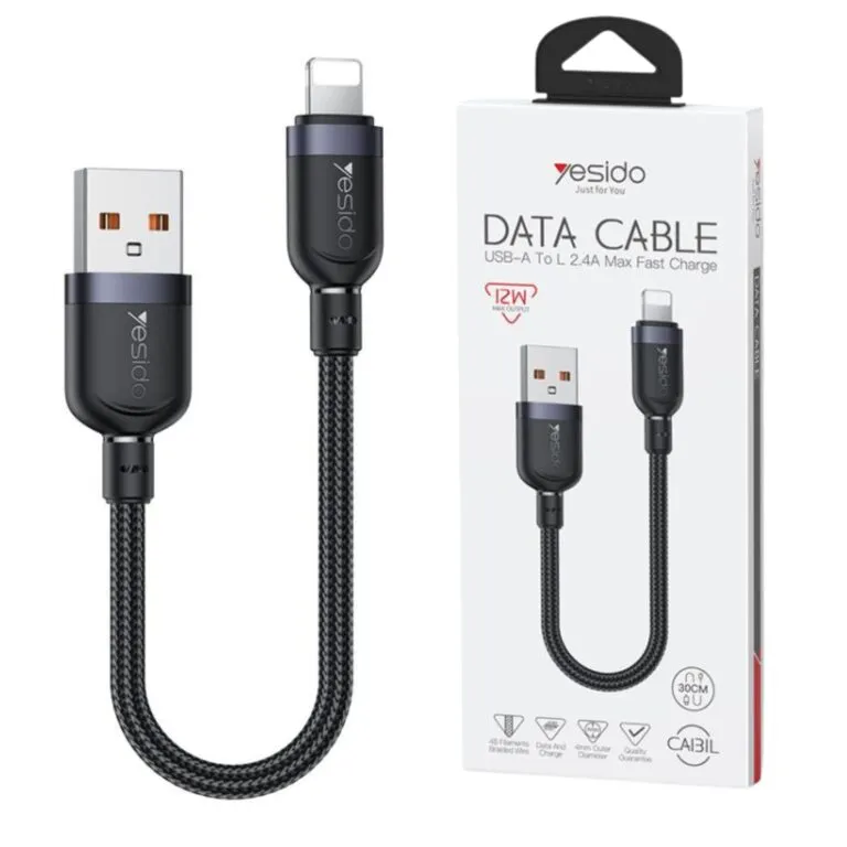 Yesido CA131L 12W USB To Lightning Cable 30cm — photo 2