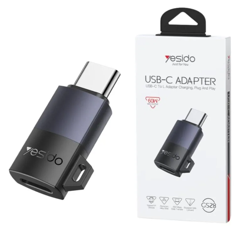Yesido YYESIDO GS28 USB-C to Lightning OTG Adapter — photo 2