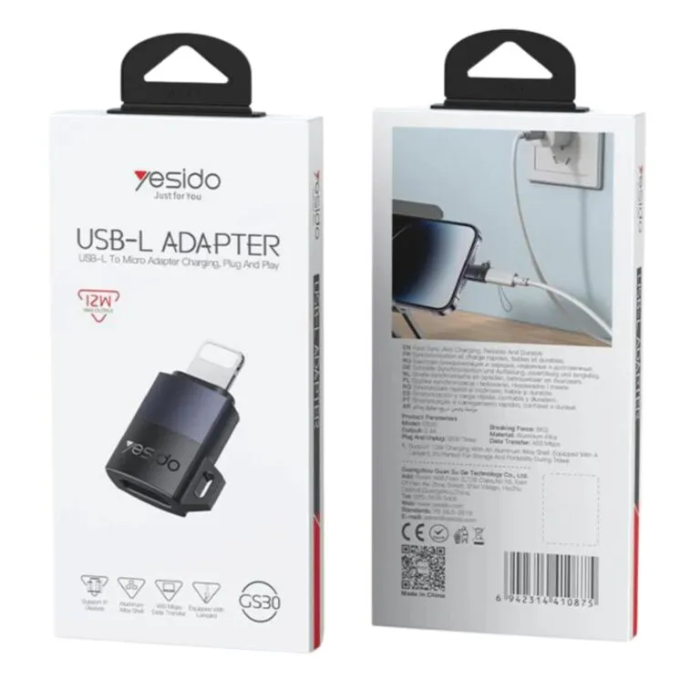 Yesido GS30 USB-Lightning Adapter — photo 3