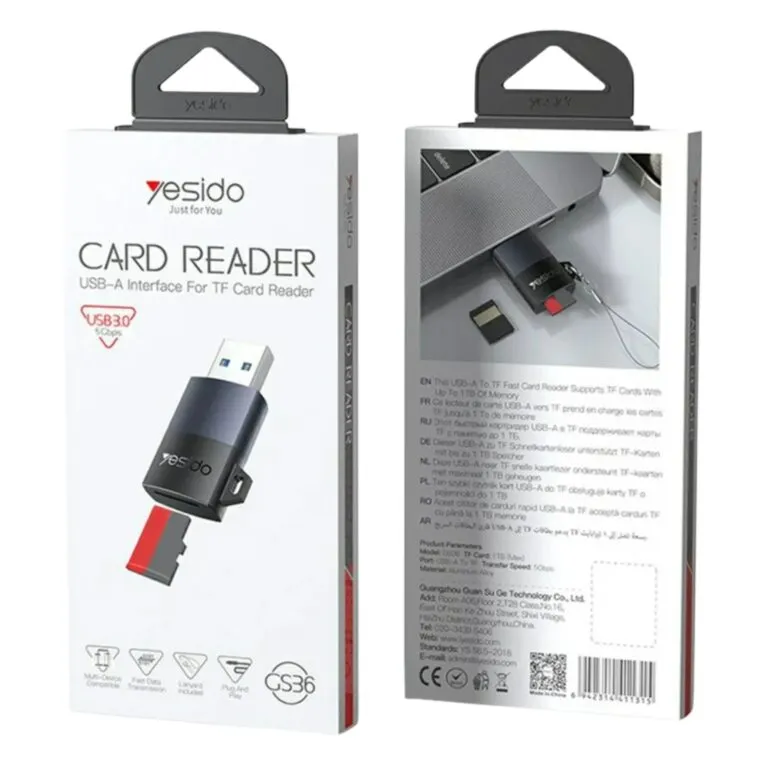 Yesido GS36 USB-A Card Reader — photo 3