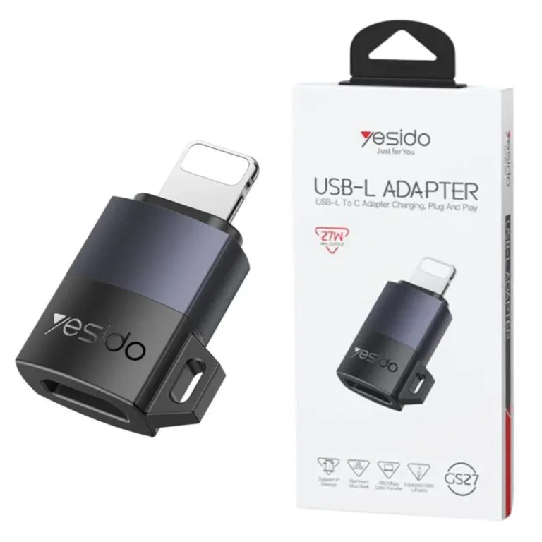 Yesido GS27 USB-C to Lightning Fast Charging Adapter — photo 2