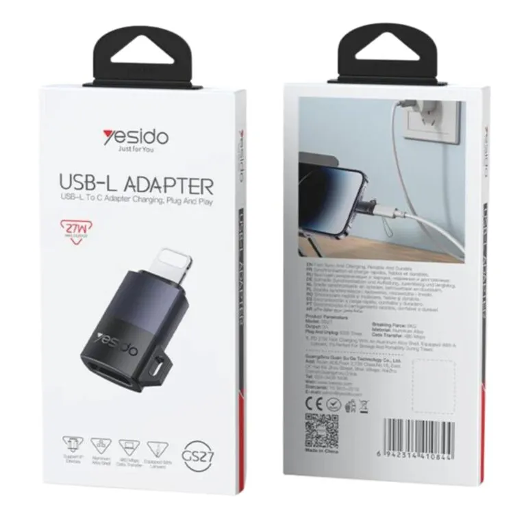 Yesido GS27 USB-C to Lightning Fast Charging Adapter — photo 3