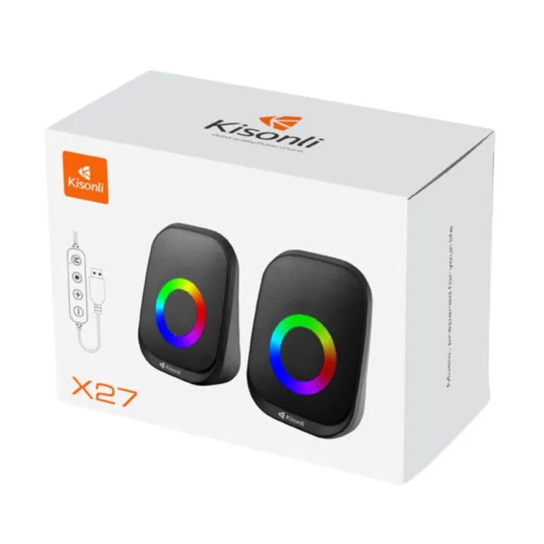 Kisonli X27 RGB Multimedia Speaker — photo 5
