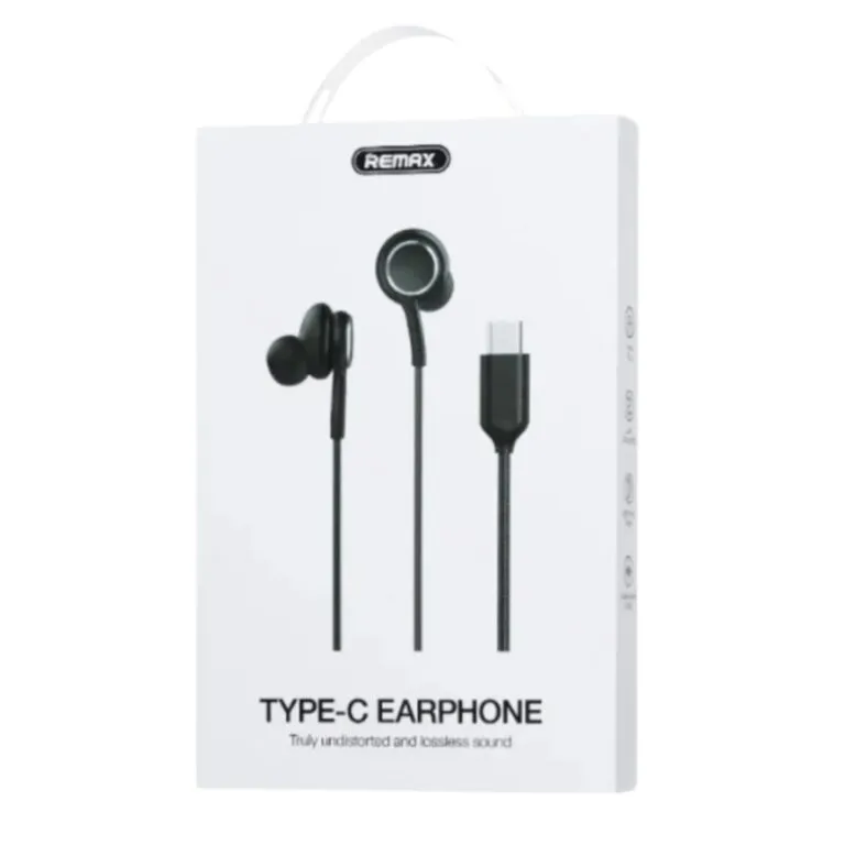 Remax RM-703A Type-C Earphone Black — photo 3