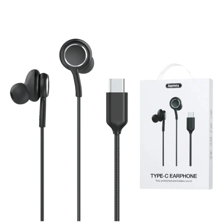 Remax RM-703A Type-C Earphone Black — photo 2