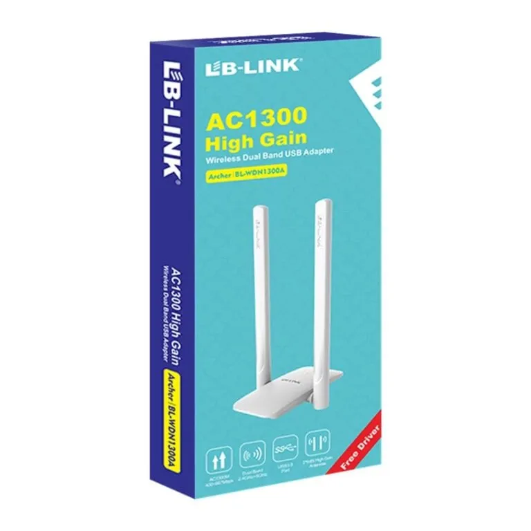 LB-LINK BL-WDN1300A AC1300M High Power Wireless Dual Band USB Adapter — photo 5