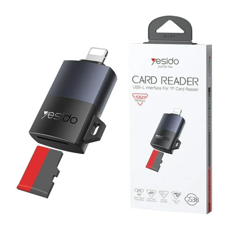 Yesido GS38 Lightning Interface TF Card Reader — photo 2