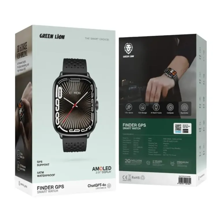 Green Lion Greenlion GL-SWA45 Finder GPS Amoled Smartwatch – GNDRGPSWBK — photo 3
