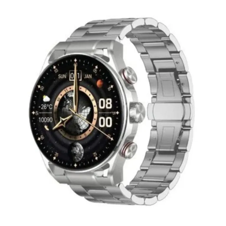 Green Lion Chrono Pro Smartwatch Silver – GNCRNPSWSL