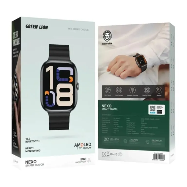 Green Lion GL-SWA47 Nexo Amoled Smartwatch – GNNEXOSWBK — photo 3