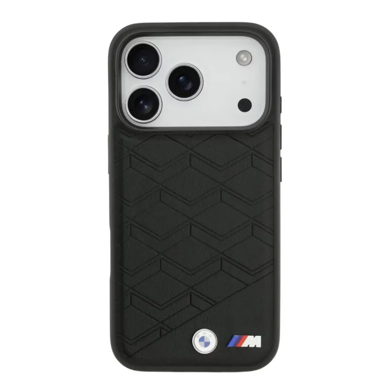 BMW Magsafe PU Seat Shaped Leather Case For iPhone 17 Pro – Black/Gray — photo 5