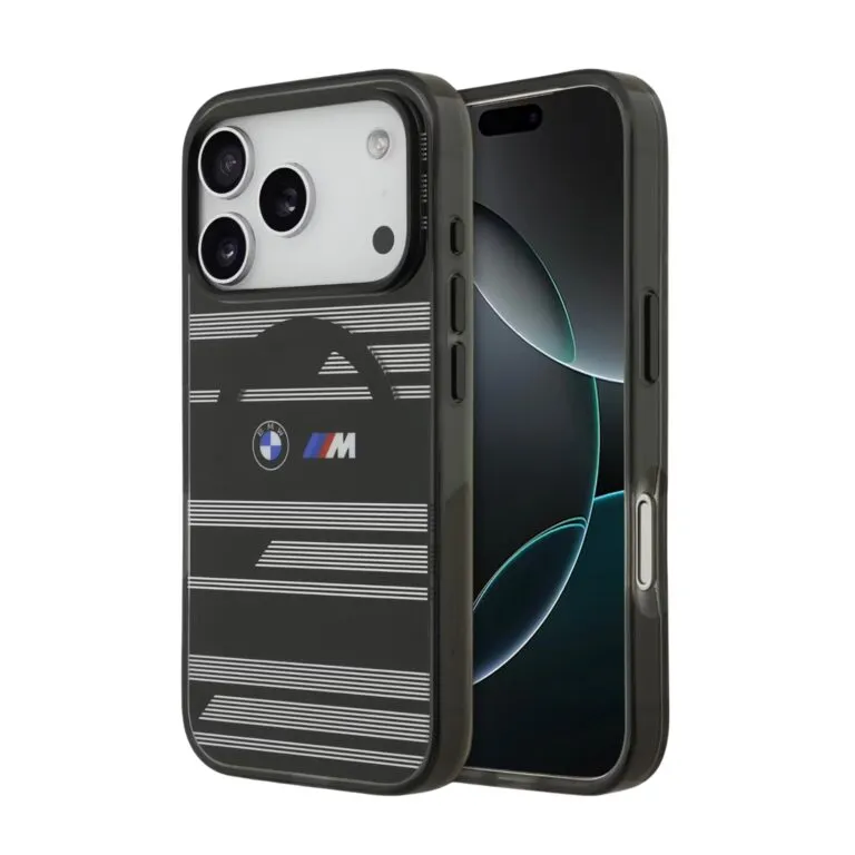 BMW Magsafe Transparent IML Case For iPhone 17 Pro – Black/Blue — photo 2