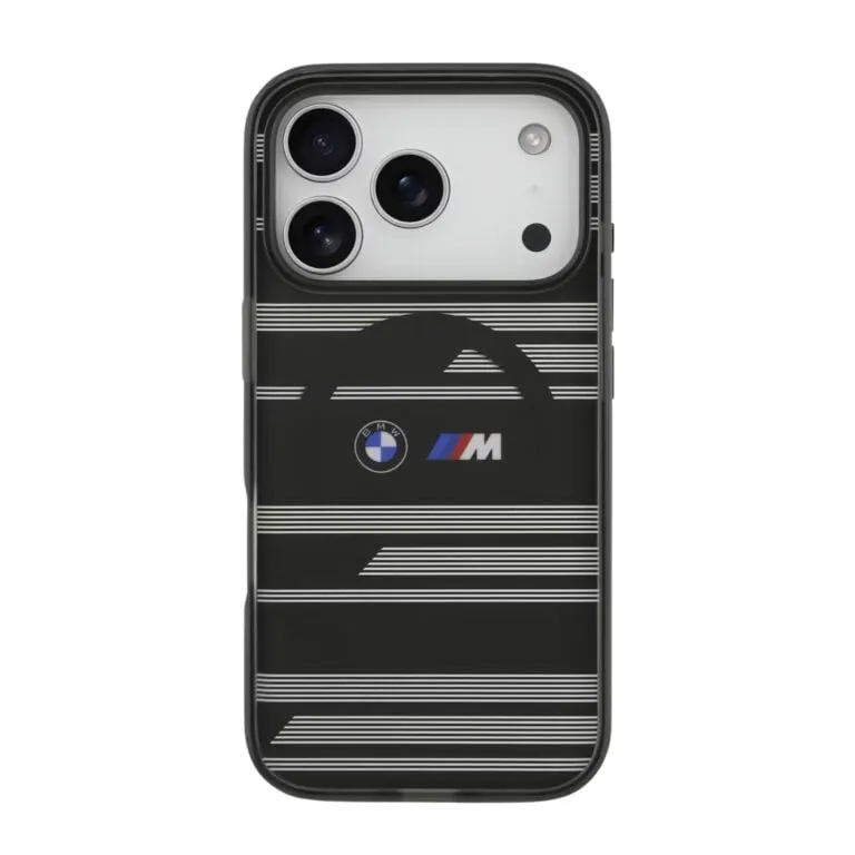 BMW Magsafe Transparent IML Case For iPhone 17 Pro Max – Black/Blue — photo 4
