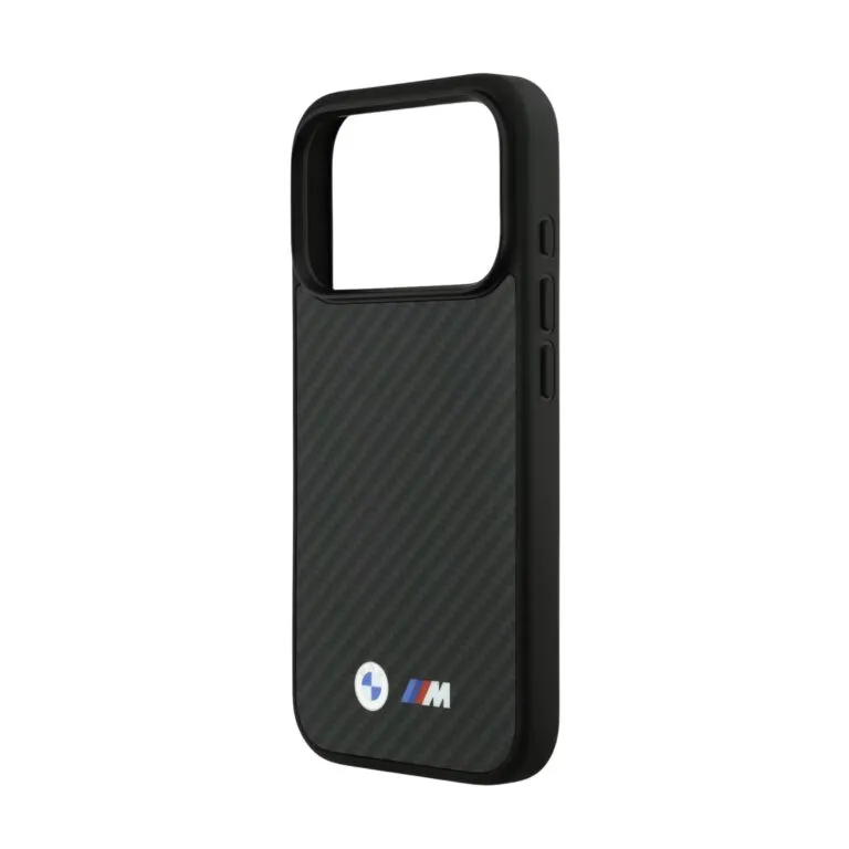 BMW Magsafe Kevlar Case With Metal Logo For iPhone 17 Pro Black — photo 2