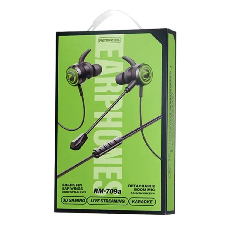 Remax RM-709A Type-C Digital Edition Wired Gaming Earphones – Black — photo 3