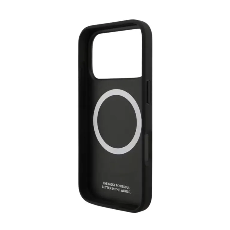 BMW Magsafe Pu Leather Case For iPhone 17 Pro / 17 Pro Max – Black — photo 3