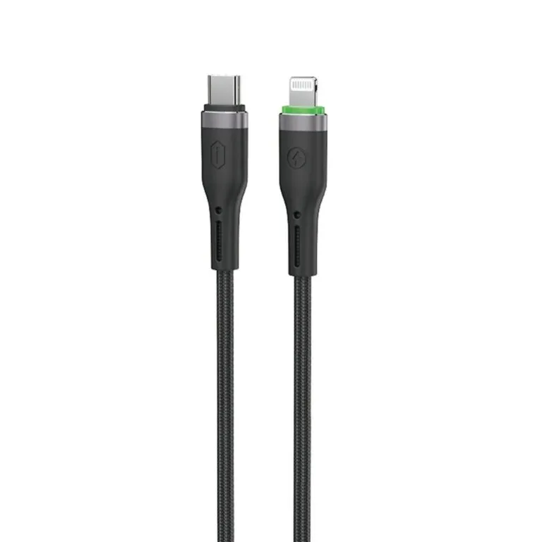 WiWU Wi-C070 Oringlink Type-C to Lightning 27W PD Cable 1M – Black — photo 2
