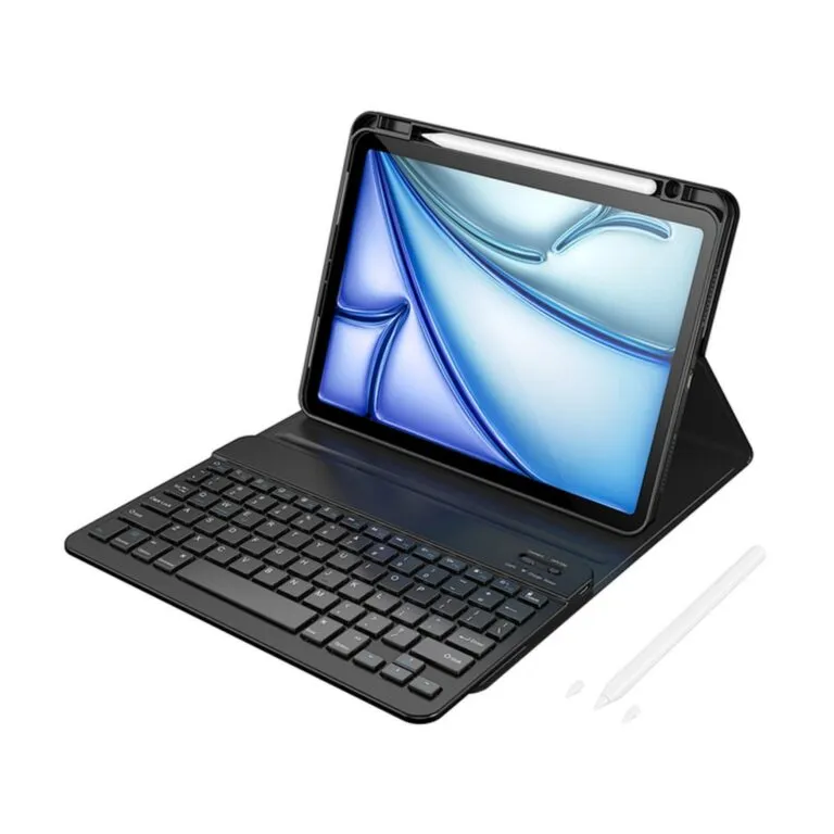 WiWU MK-006 3 In 1 Premium Combo Protect Case+Pencil+Keyboard for iPad Pro 13 2024 – Black