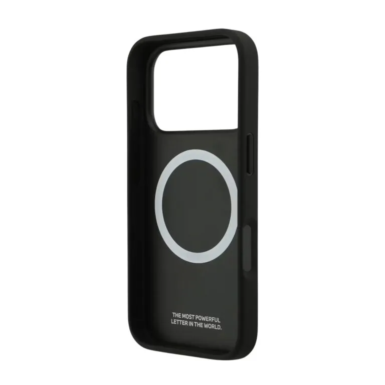 BMW Magsafe PU Perforated Stripes Leather Case for iPhone 17 Pro / 17 Pro Max – Black/Blue — photo 4