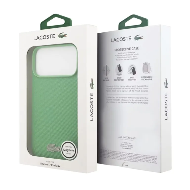 Lacoste Magsafe Leather Hard Case for iPhone 17 Pro Max — photo 18
