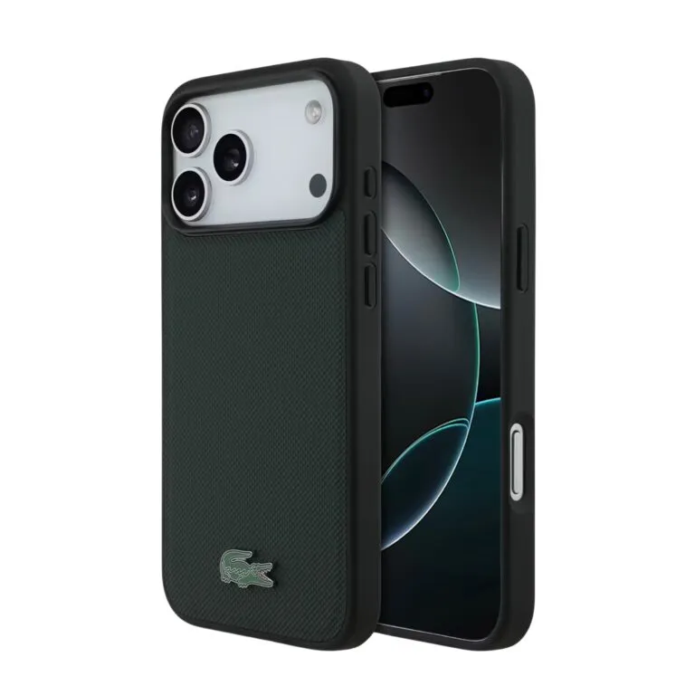Lacoste Magsafe Leather Hard Case for iPhone 17 Pro Max