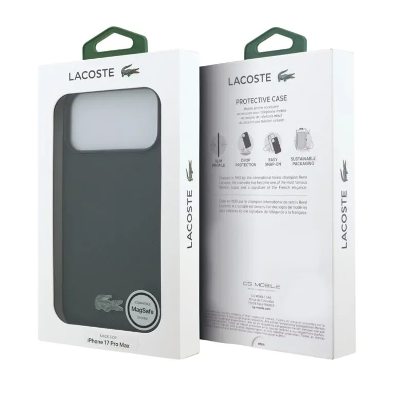 Lacoste Magsafe Leather Hard Case for iPhone 17 Pro Max — photo 17